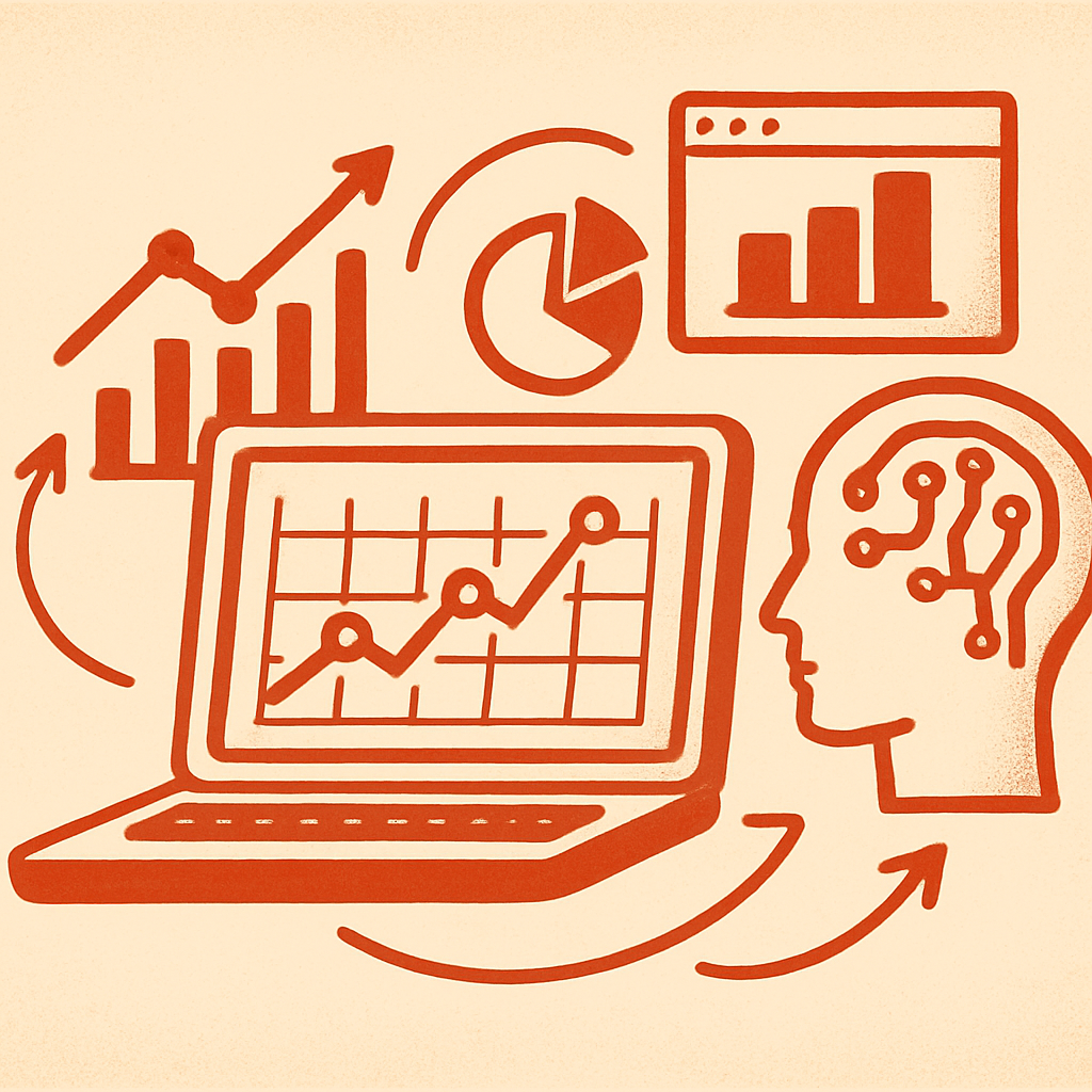 Digital representation of data flows and analytical insights, symbolizing market data navigation.